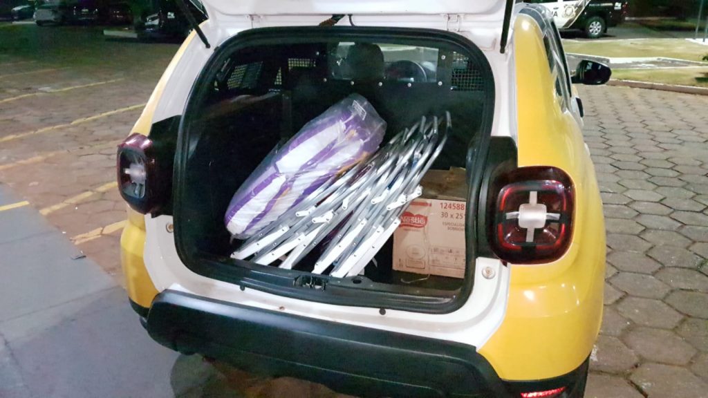 Produtos furtados são recuperados pela PM em residência no Bairro Melissa