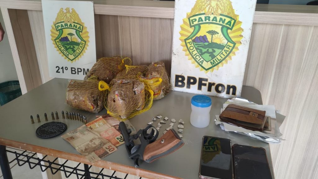 BPFron e 21º BPM prendem foragido da Justiça suspeito de roubar veículo da Sanepar