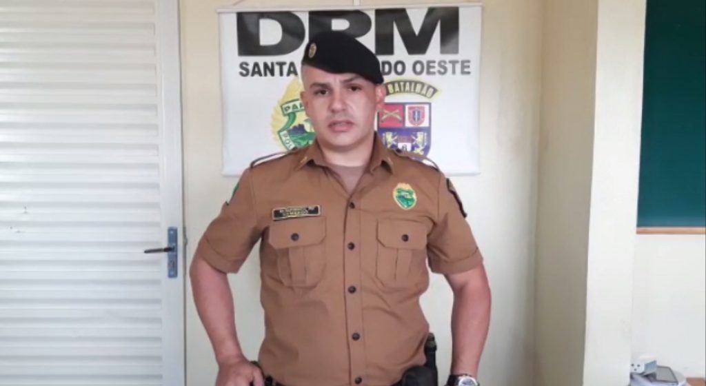 Sargento Camargo fala sobre caso suspeito de abuso sexual registrado em Santa Tereza do Oeste
