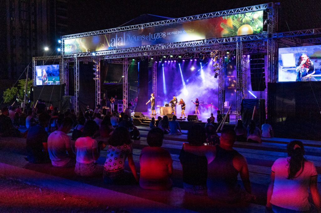 Está tudo pronto para o Grande Show da Virada em Foz do Iguaçu