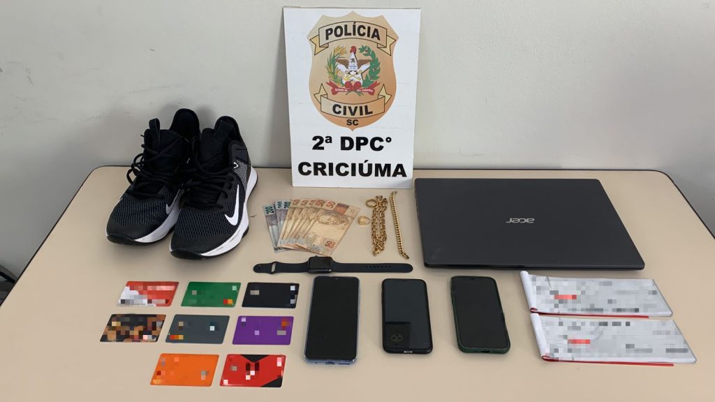 Polícia Civil efetua prisão de homem suspeito de golpes em Criciúma