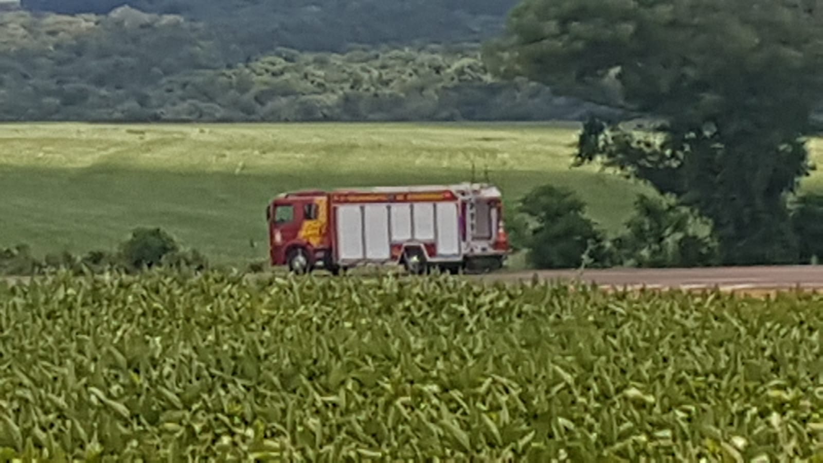 Princípio de incêndio em edificação mobiliza bombeiros na BR-369 em Cascavel Imagem referente a Princípio de incêndio em edificação mobiliza bombeiros na BR-369 em Cascavel