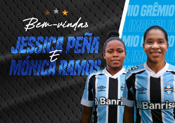 Finalistas da Libertadores pelo Santa Fé-COL, Mónica Ramos e Jéssica Peña são os novos reforços das Gurias Gremistas 