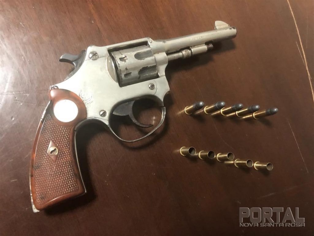 Homem é detido após efetuar disparo de arma de fogo em via pública em Nova Santa Rosa