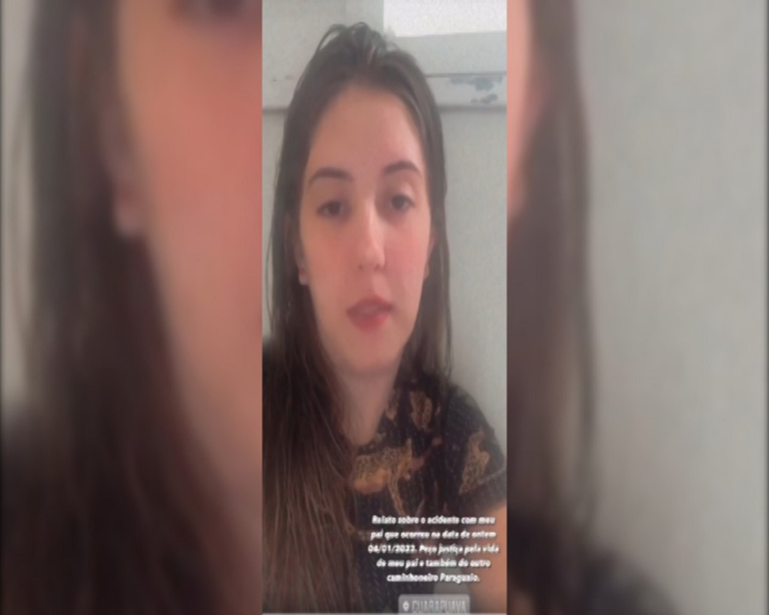 Filha de vítima de acidente na 277 clama por justiça: 