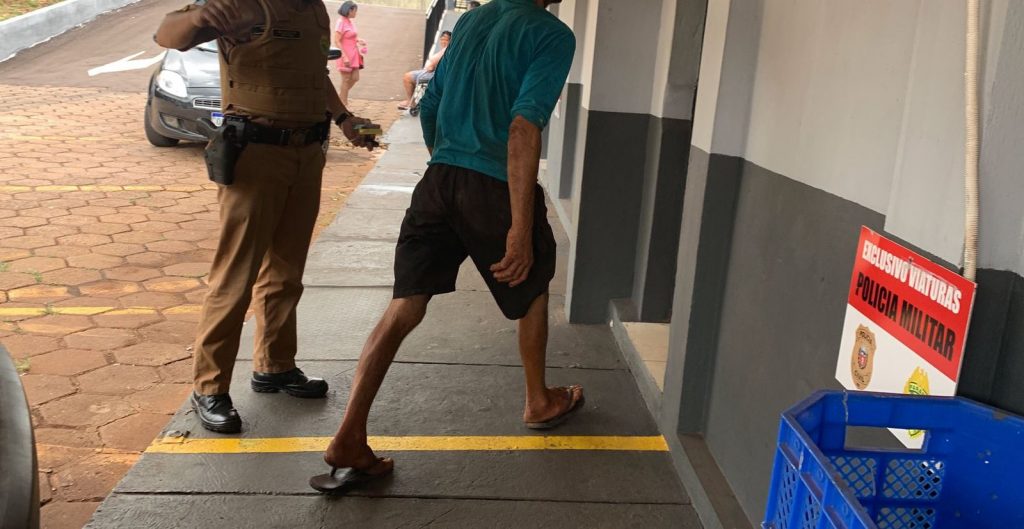 PM detém homem por furto na Paróquia do Cancelli