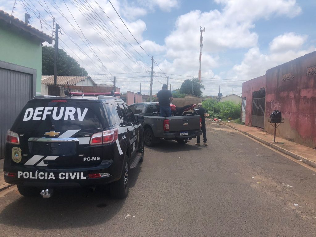 Receptador de motos furtadas em shopping é preso pela Polícia Civil em Campo Grande