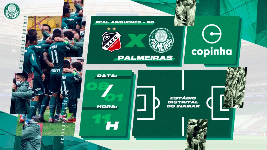 Em novo confronto inédito, Alviverde encara Real Ariquemes-RO pela Copinha