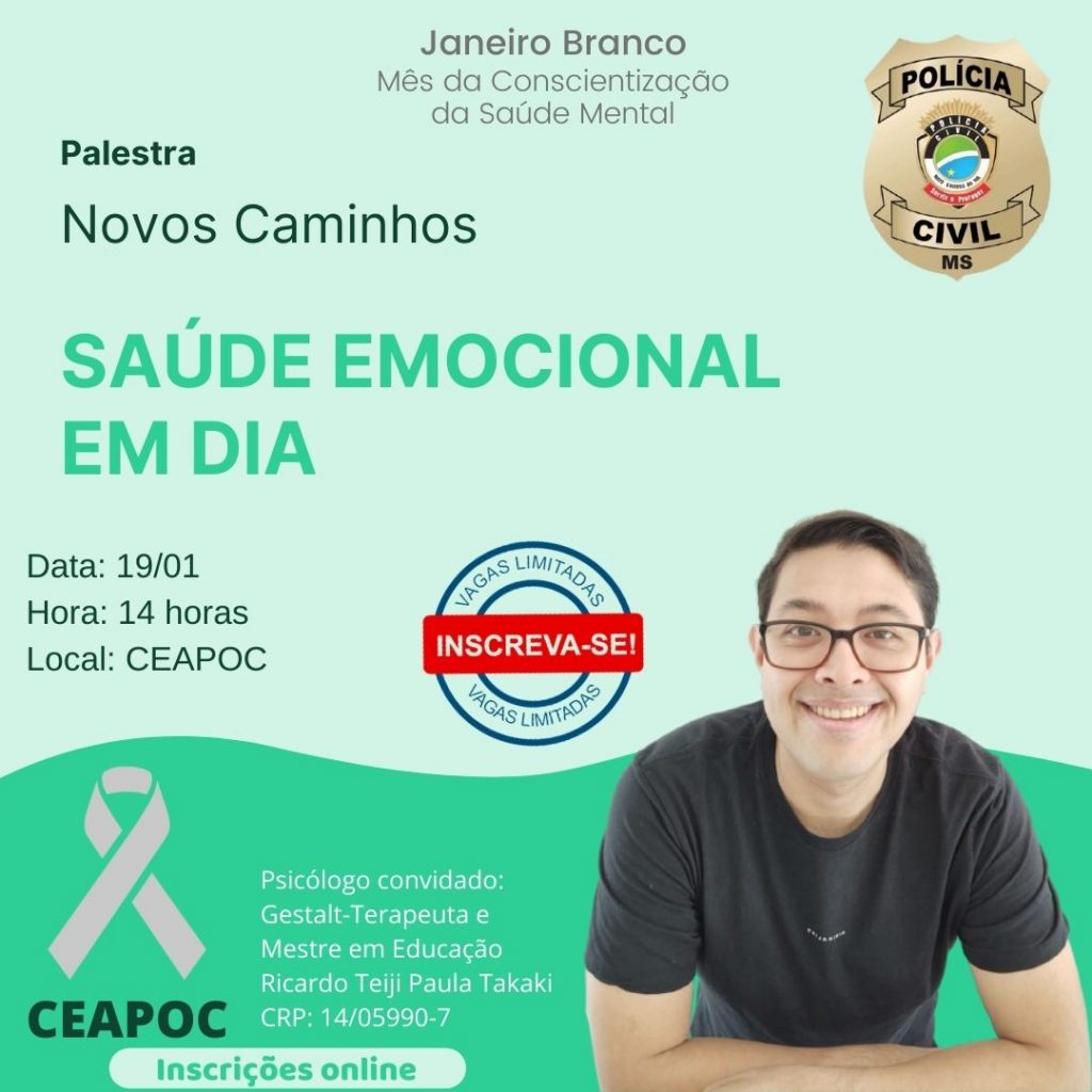 Polícia Civil realiza palestra alusiva ao mês de conscientização da saúde mental