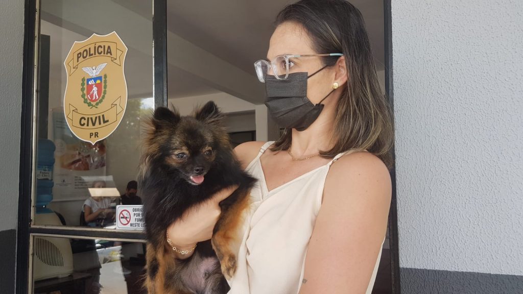 ONG Sou Amigo resgata outro cão de médico na delegacia de Polícia Civil