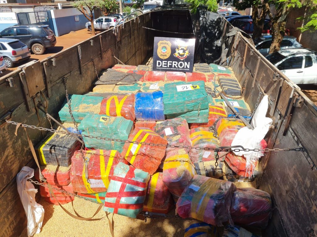 Polícia Civil desarticula quadrilha que traficava drogas para o RS e apreende mais de 5t de entorpecentes