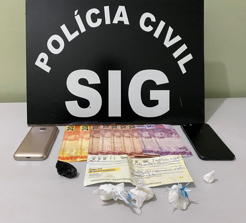 Homem é preso pela Polícia Civil, por tráfico de drogas