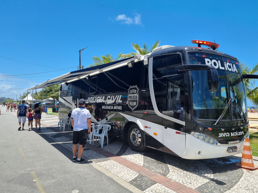 Delegacia Móvel da PCPR atenderá população neste fim de semana em Matinhos