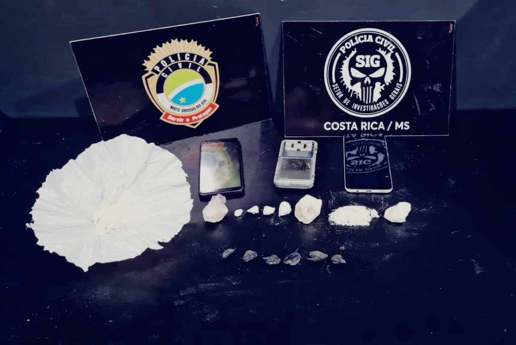 Polícia Civil prende duas mulheres suspeitas de tráfico de drogas em Costa Rica