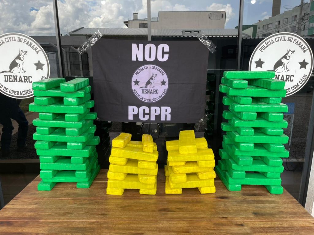Polícia Civil apreende 60 quilos de maconha em Pato Branco