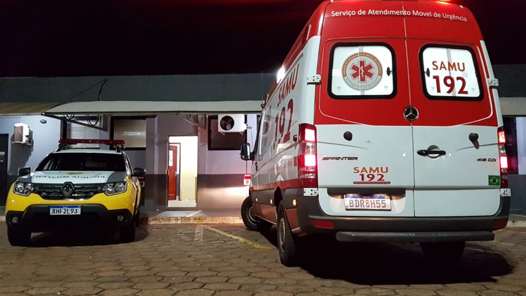Preso com corte no pé é atendido pelo Samu
