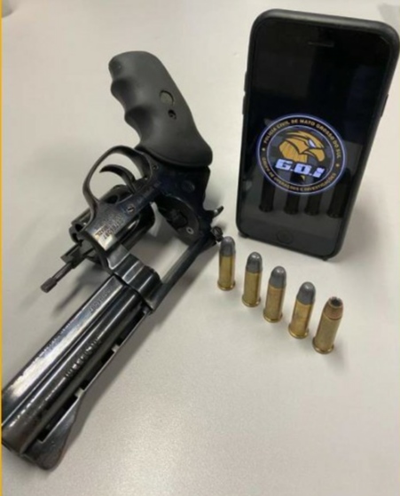 Homem é preso por porte ilegal de arma de fogo na Capital