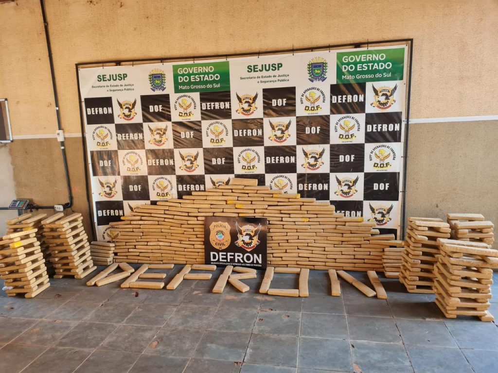 Polícia Civil apreende 362 quilos de maconha em rodovia de Ponta Porã