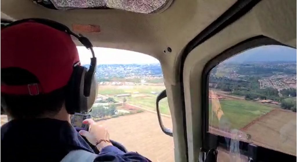 Veja decolagem do aeroporto de Cascavel e o pouso em Toledo, em voo do Aeromédico