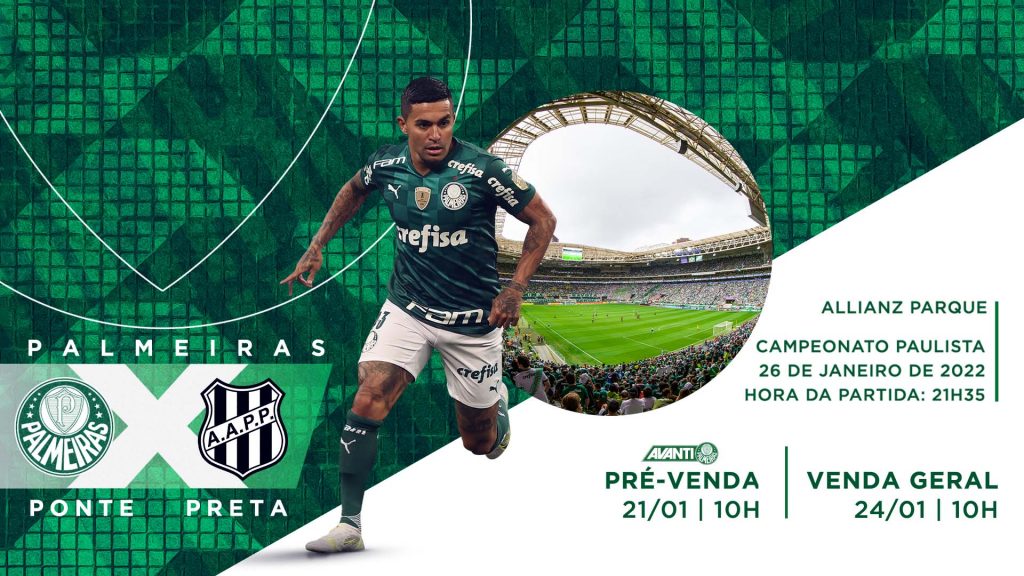 Palmeiras reduz valor dos ingressos e inicia pré-venda para jogo contra Ponte Preta