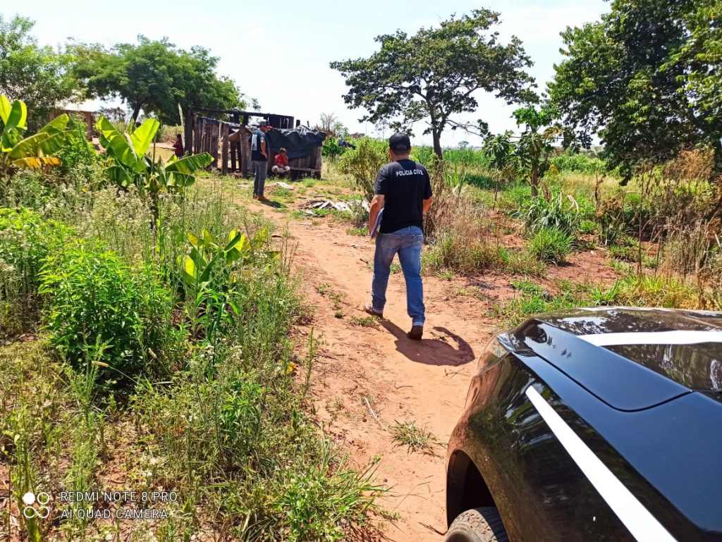 Suspeito de violência doméstica é preso por policiais civis em aldeia de Paranhos