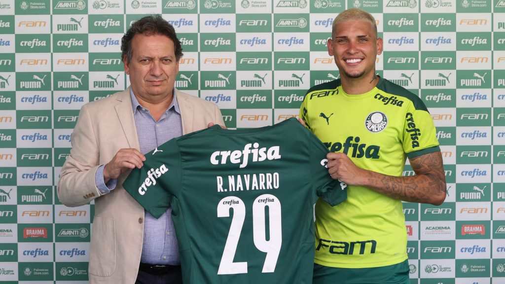 Rafael Navarro é apresentado e explica escolha pelo Palmeiras: ‘Sou movido a desafios’
