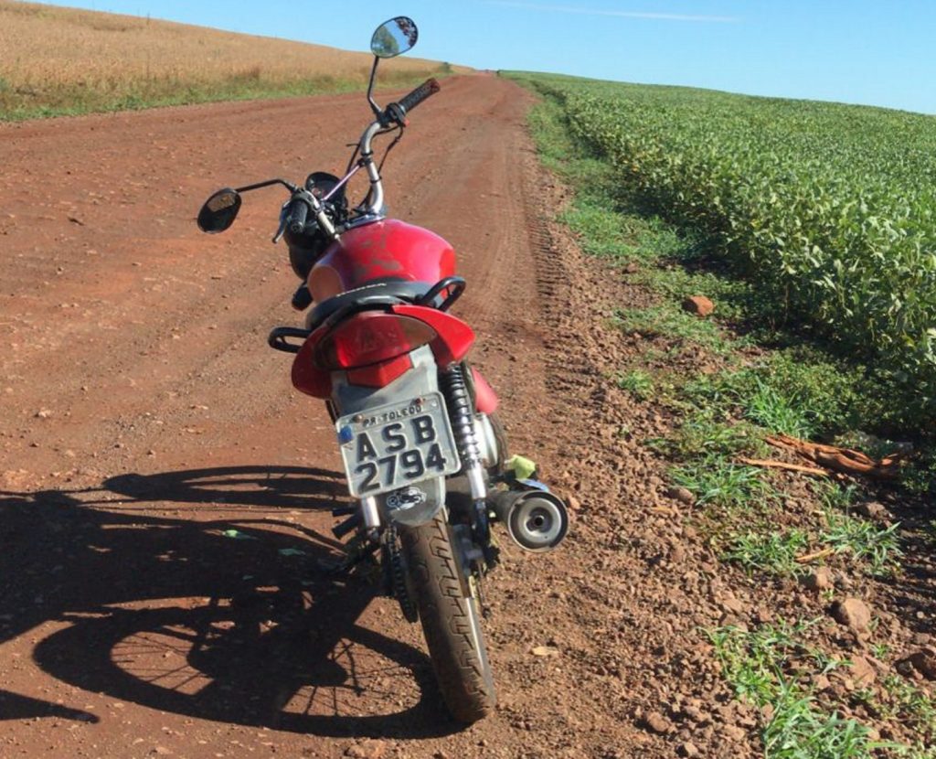 Moto com registro de furto é recuperada pela PM