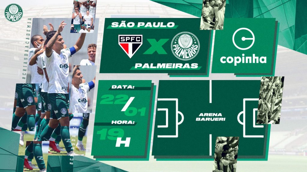 Palmeiras tem Choque-Rei na Arena Barueri pela semifinal da Copinha