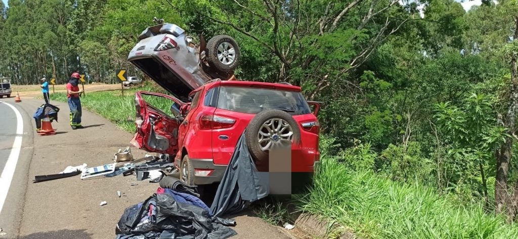 Veículo com placa de Cascavel se envolve em acidente que resulta em morte em Cantagalo
