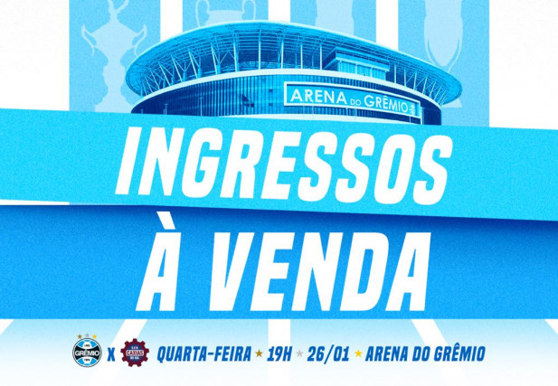 Arena do Grêmio anuncia vendas online para o setor visitante em