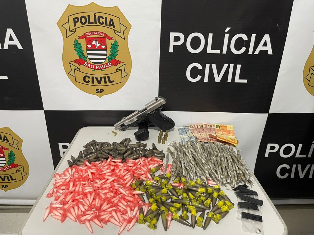 Mais de 400 porções de drogas são apreendidas em São Vicente