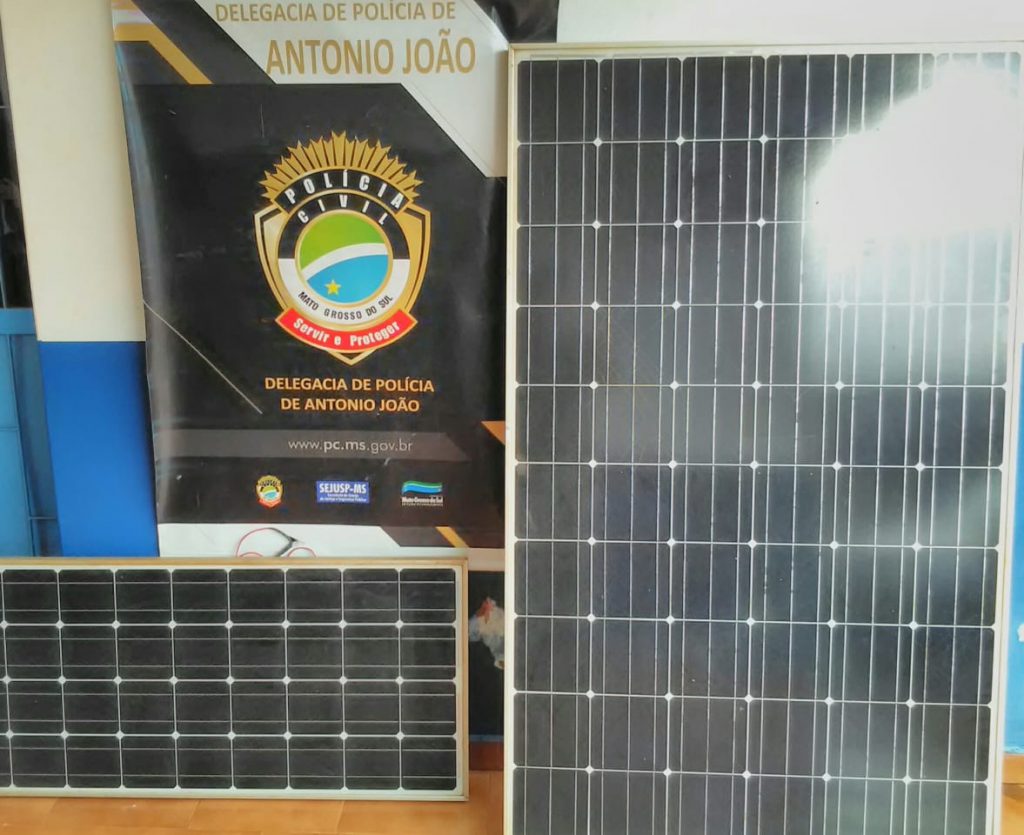 Polícia Civil esclarece furto de placas solares em Antônio João