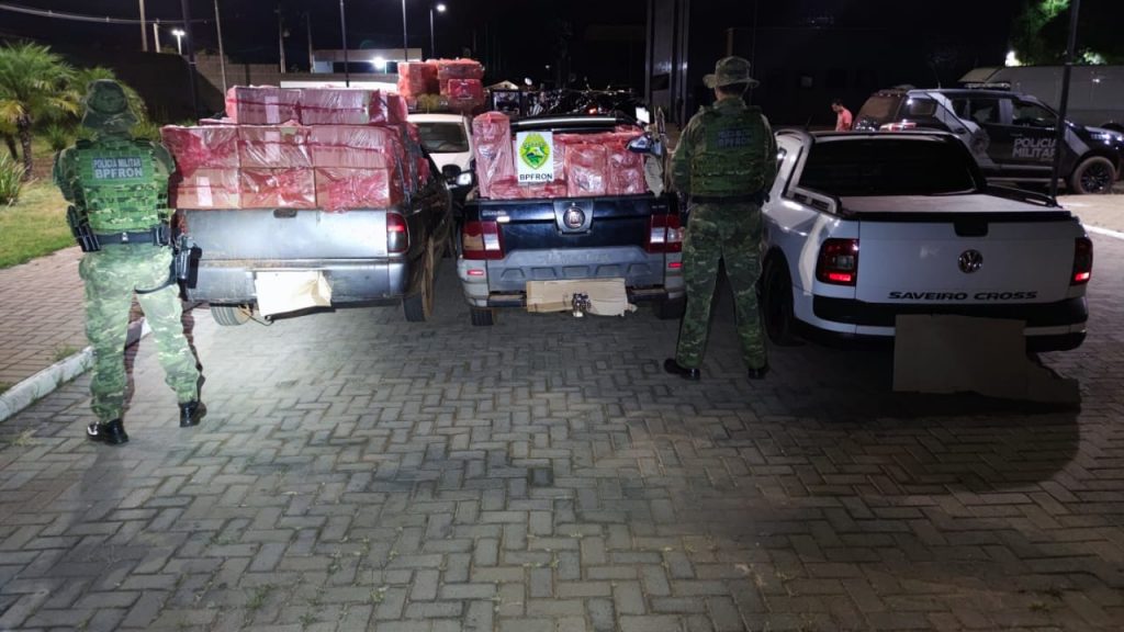 BPFron e Polícia Federal realizam apreensão milionária em Guaíra