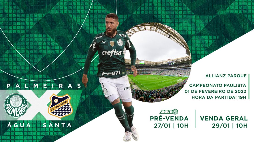 Verdão reduz valor dos ingressos novamente e inicia pré-venda para duelo com Água Santa