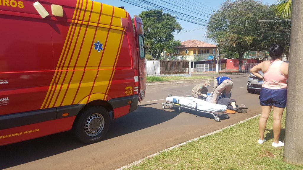 Idoso é atropelado por Jeep na Avenida Brasil, no Bairro Coqueiral