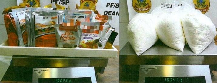 PF prende passageiros transportando droga sob as roupas e dentro de embalagens de produtos alimentícios Imagem referente a PF prende passageiros transportando droga sob as roupas e dentro de embalagens de produtos alimentícios