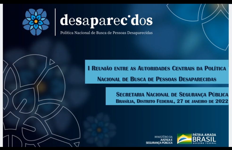 PCMS participa de encontro nacional de política nacional de busca de pessoas desaparecidas