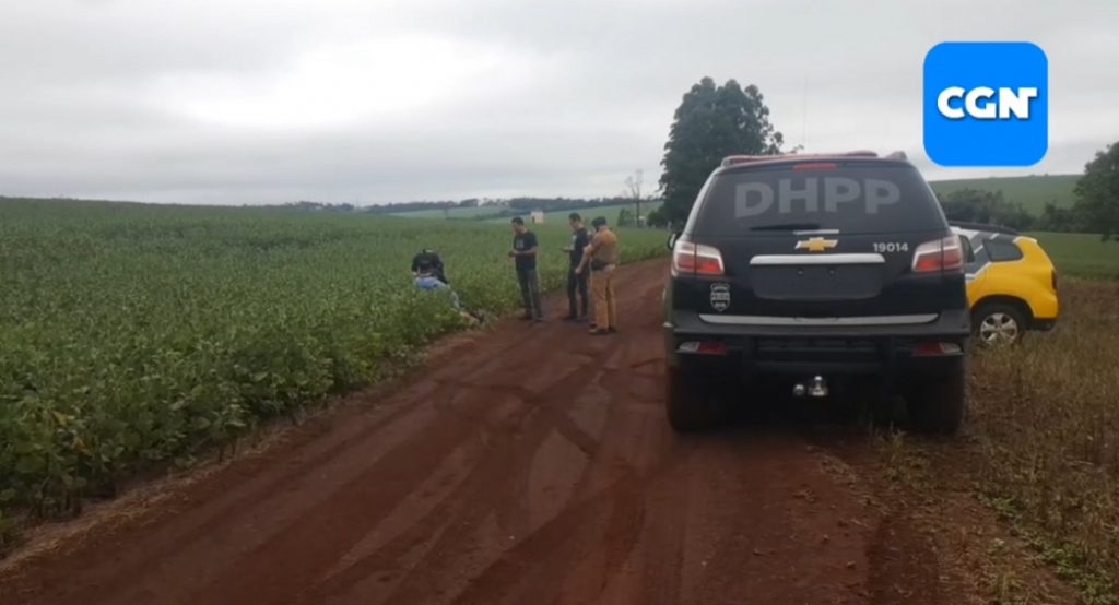 Corpo de possível vítima de homicídio é encontrado em meio a plantação em Cascavel
