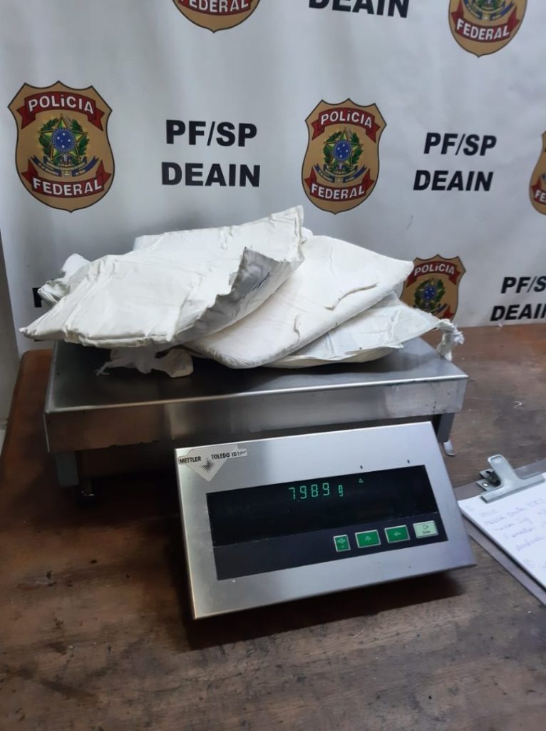 PF apreende quase 42 kg de drogas no Aeroporto Internacional de SP