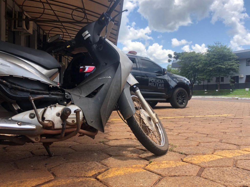 BPFron apreende motocicleta com chassi adulterado