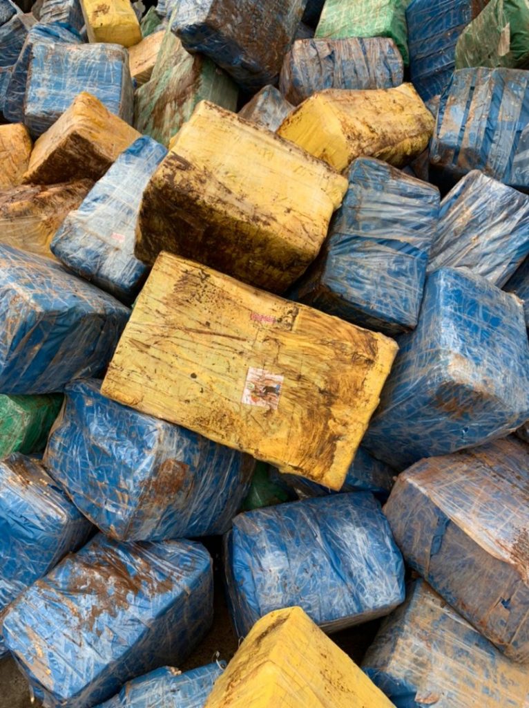 Polícia Federal promove a 1ª incineração de drogas de 2022 em Guaíra/PR