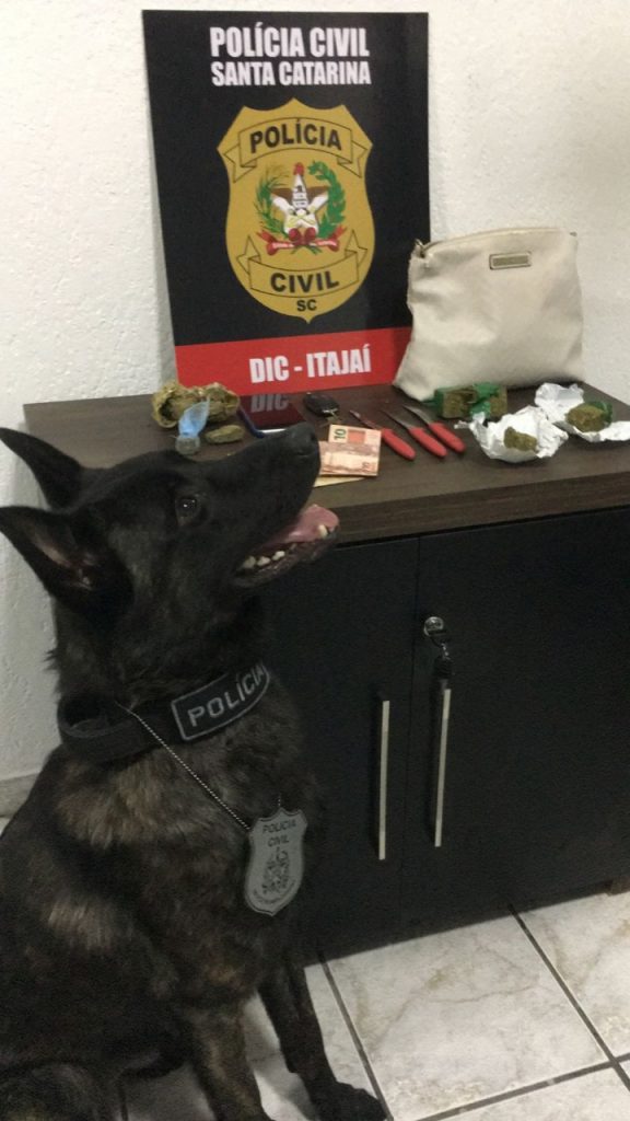 Em Itajaí, Polícia Civil prende homem por tráfico de drogas “delivery” da praia Brava