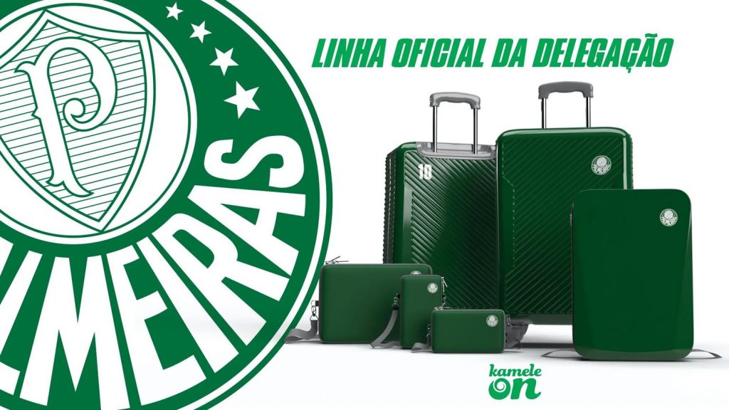 Palmeiras fecha parceria e viaja para Abu Dhabi com mala personalizada