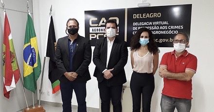 Audiência entre Polícia Civil e auditores fiscais agropecuários trata de estratégias de cooperação