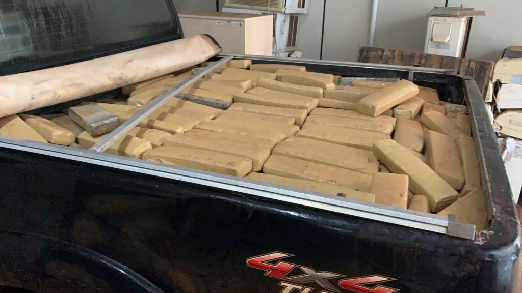 PF apreende cerca de 1,5 tonelada de maconha