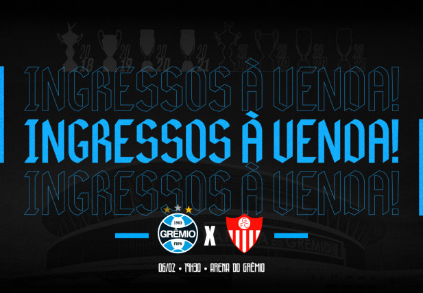 Grêmio x Guarany de Bagé – Tricolor mantém ingressos gratuitos para sócios-torcedores para a cadeira superior