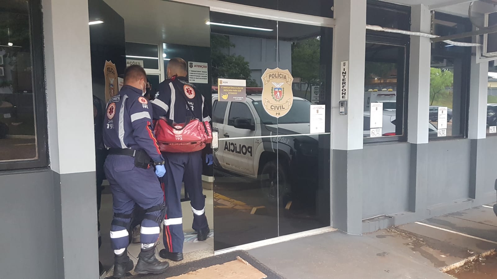 Namorada de jovem que morreu em latrocínio na BR-369 passa mal e precisa ser socorrida pelo Samu