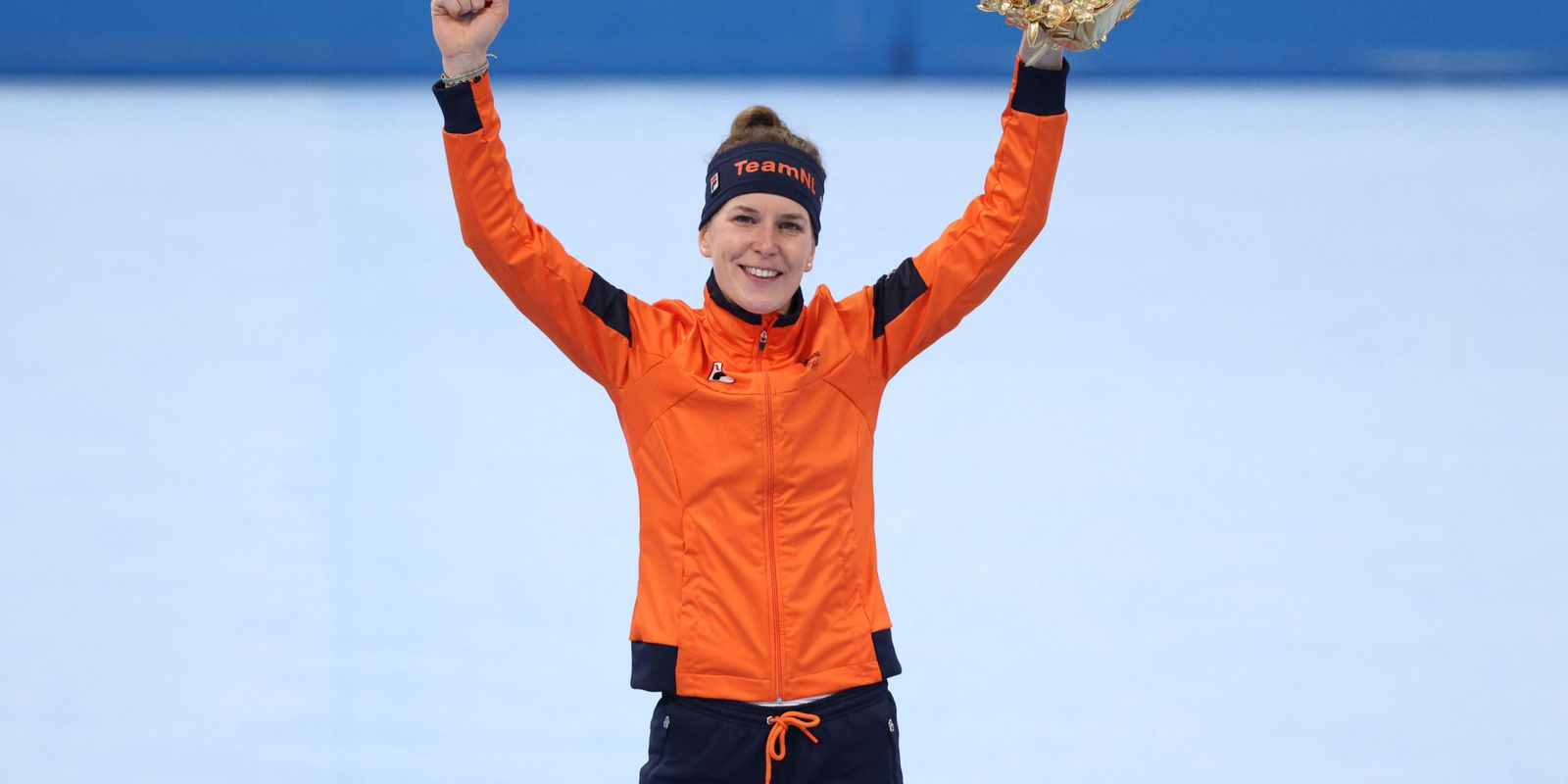 Patinadora Ireen Wust conquista recorde em Pequim com sexto ouro Imagem referente a Patinadora Ireen Wust conquista recorde em Pequim com sexto ouro