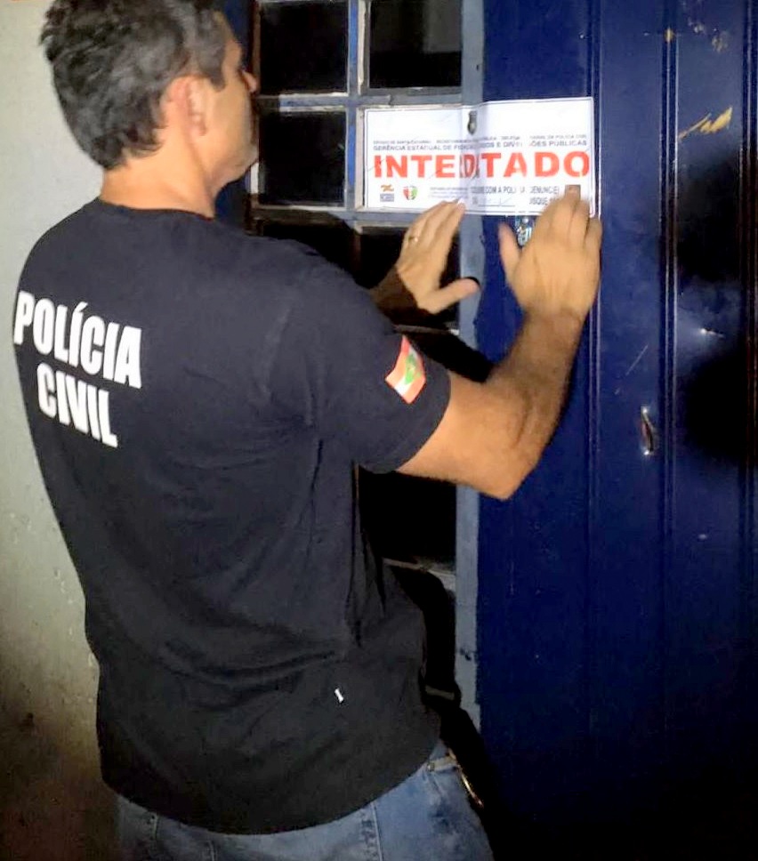 Polícia Civil fiscaliza e interdita estabelecimentos em Irani