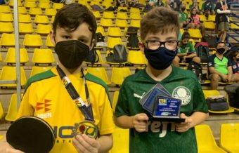 Mesatenistas do Verdão conquistam pódio na primeira competição da temporada de 2022
